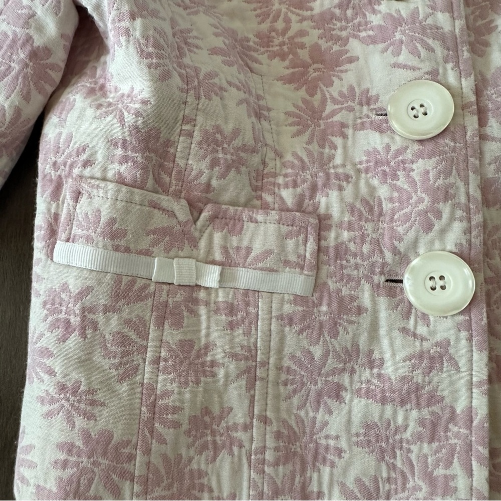 Vintage Dalia Y2K Tapestry Floral Blazer Girly Romantic Jacquard Cottagecore 10 - Picture 3 of 9